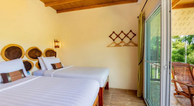 Трёхместный номер Deluxe Khaosok River Home Resort
