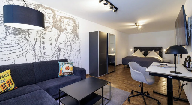 Номер Standard Мансарда Sperber Bräu - 3-Sterne-Superior Hotel mit Gasthof und eigener Brauerei - kein Ruhetag