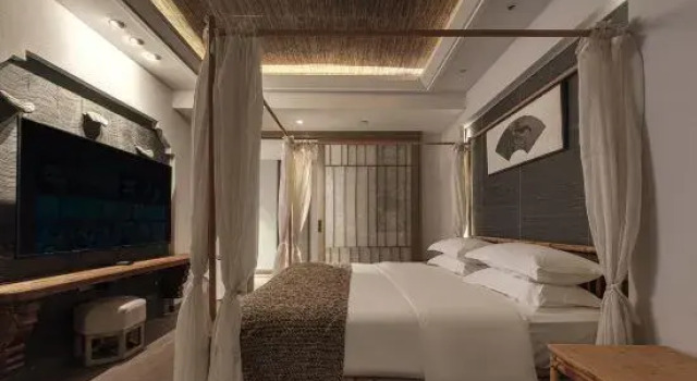 Люкс Celestial Cave Manor· Twin Dragon Cave Stream Rafting Private Onsen Retreat