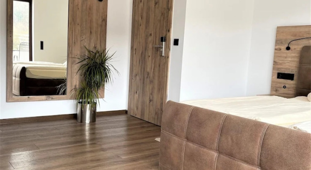 Двухместный номер Deluxe с балконом и с видом на реку Hotel garni "Café im Hamm"