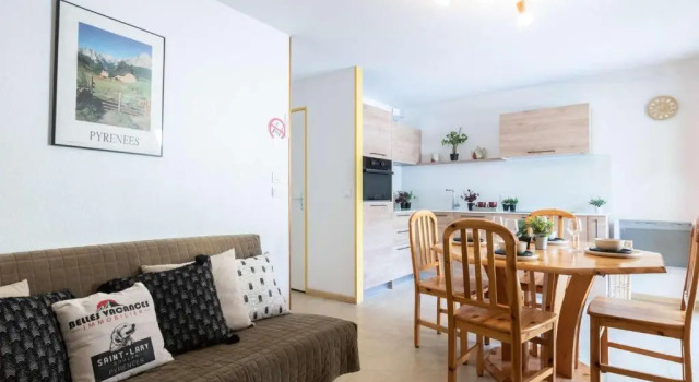 Appartement Saint-Lary-Soulan, 3 pièces, 7 personnes - FR-1-296-332, Забронировать Апартаменты/квартира Апартаменты Сен-Лари-Сулан, рядом с Гондольный подъемник Пик Люмьер, Апартаменты/квартира