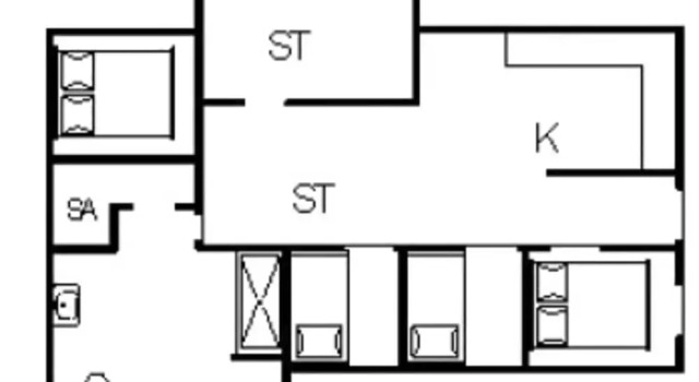 Коттедж 6 person holiday home in Fanø