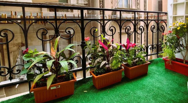 Кровать в общем номере The Australian Hostel