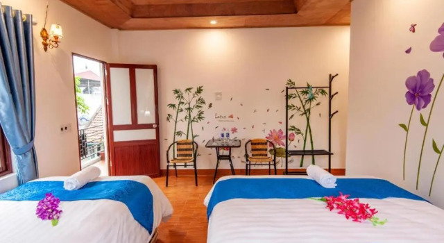 Трёхместный номер Standard с балконом KHAI YEN tamcoc HOTEL