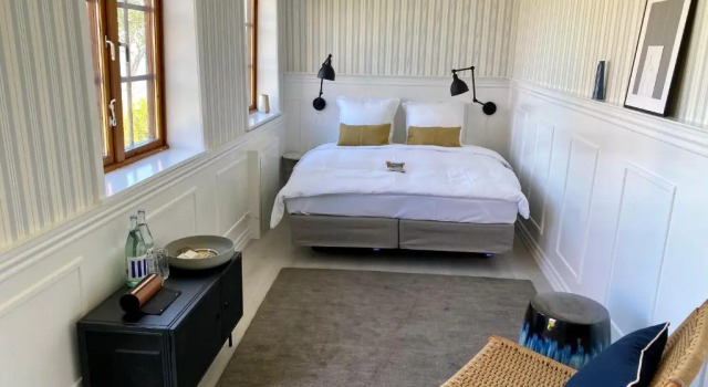 Standard Kahden hengen huone puutarhanäkymä Allinge Badehotel
