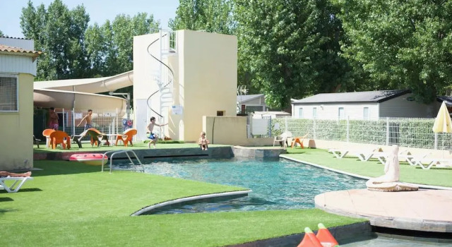 Camping Les Jardins D'Elsa, Book Campingplads Hoteller i Vias Plage med pool, Swimmingpool