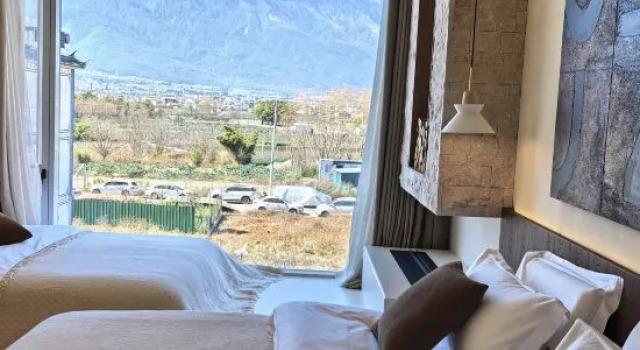 Люкс с частичным видом Suli Yinxie Seaview Vacation Guesthouse (Dali Longkan Wharf Branch)