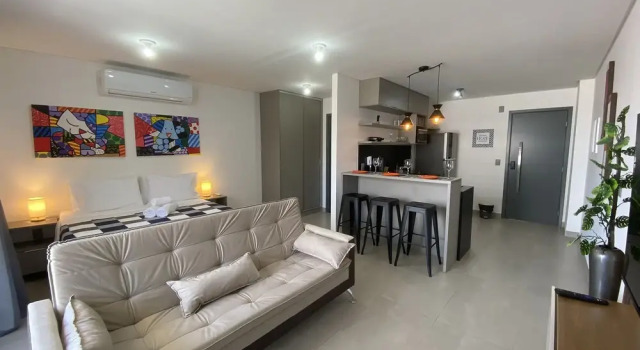 Апартаменты Comfort Bela Hospedagem - Lindo flat no Box 150
