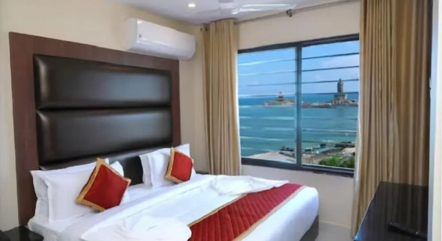 Двухместный номер Deluxe с видом на море HOTEL SAMUDRA