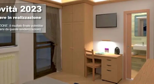 Standard Doppel Zimmer mit Bergblick Hotel Federia