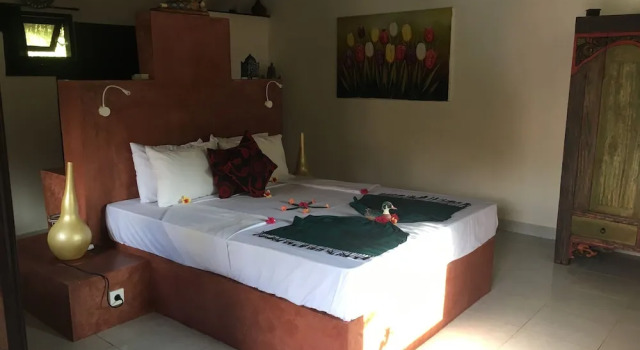 Vierer Familie Hütte mit Balkon und mit Gartenblick Villa Anjing