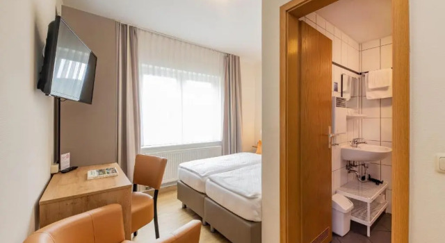Habitación doble Económica Hotel Bamberger Hof, garni