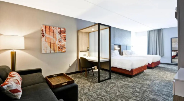 Четырёхместный люкс SpringHill Suites by Marriott Cincinnati Blue Ash