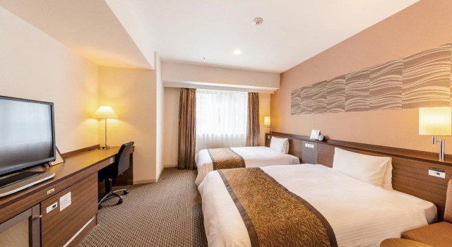Двухместный номер Deluxe Vessel Inn Sapporo Nakajima Park