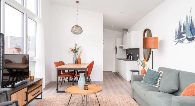 Modern Chalet With Beautiful Terrace, in Friesland, Rezervovat Chata Chaty v Friesland, Chalupa