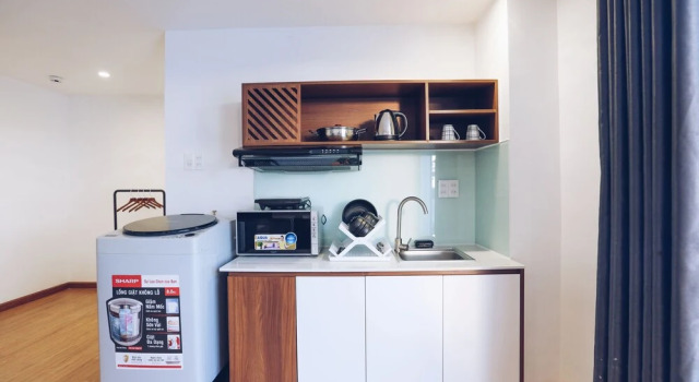 Номер Standard Пентхаус с балконом и с видом на горы TTR Studio Apart' Hotel Dalat