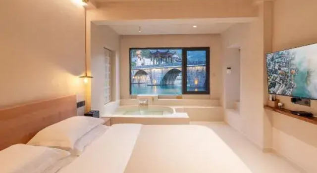 Люкс с видом на реку surrounded by mountains riverside villa