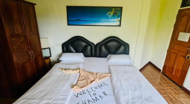 Двухместный номер Deluxe с балконом и с видом на море Shamar Guesthouse & Dive