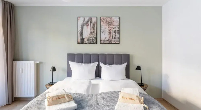 Люкс c 1 комнатой с балконом Limehome Magdeburg Hasselbachplatz