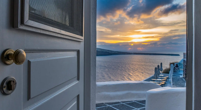 Одноместный номер Standard с видом на море Oia Mare Villas