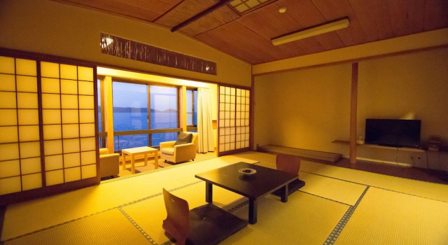 Номер Standard с видом на океан Kada Onsen Seaside Hotel Kada Kaigetsu