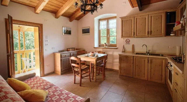 Апартаменты c 1 комнатой с балконом La Marmote Albergo Diffuso di Paluzza Rio Bavous