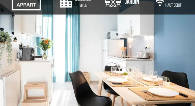 Апартаменты GREEN APPART2 La Doller avec Jardin et Le Mélèze 1er étage