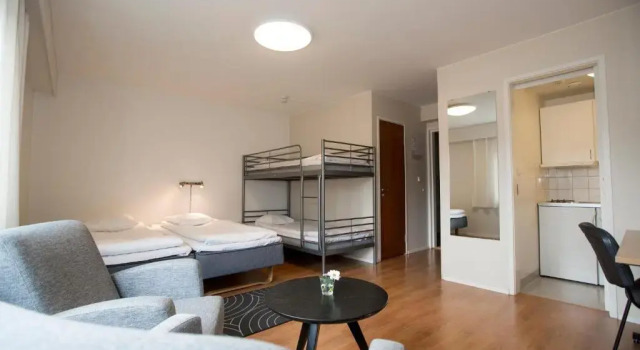 Четырёхместный номер Standard Strandnäs Hotell