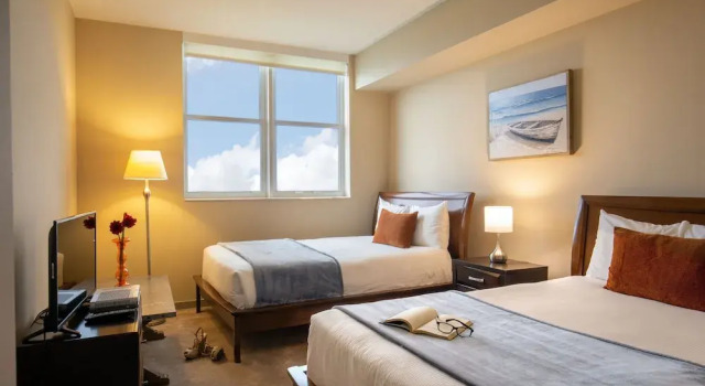 Апартаменты Executive с 2 комнатами с видом на залив Shorecrest Miami Bay