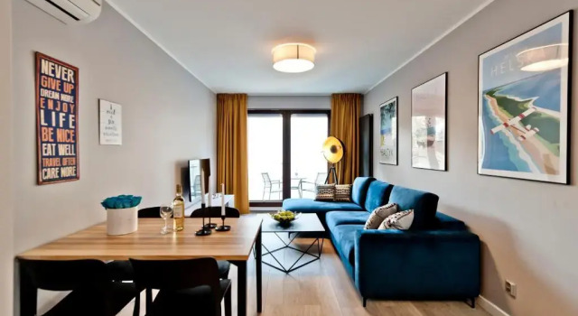 Апартаменты c 1 комнатой с балконом Villa Aqua BlueApart Jurata