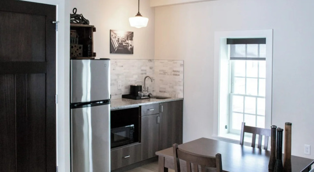 Suite 1 Schlafzimmer Hotel Millwright