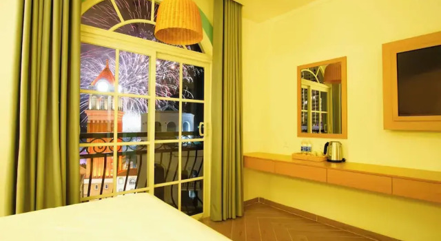 Трёхместный семейный номер Standard с видом на море Отель Solea Hotel & Apartment Sunset Town Phu Quoc