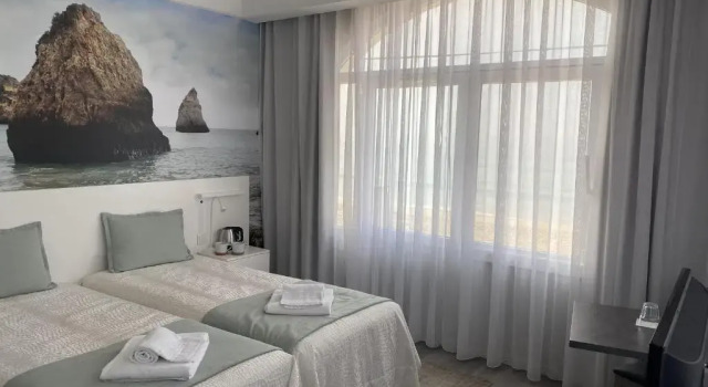 Двухместный номер Premium с видом на море Golden Beach Guest House & Rooftop Bar