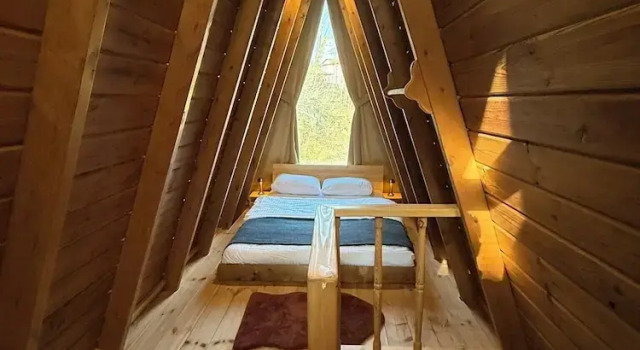 Бунгало Standard с видом на озеро Natural Life Bungalows Sapanca