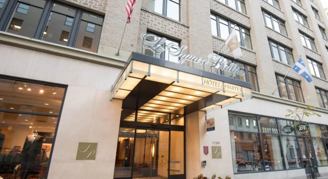 Le Square Phillips Hotel And Suites, Book Hotel Montreal Quebec, nær Phillips Square