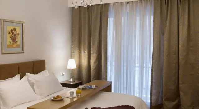 Апартаменты с балконом Apartment at Koukaki, 150m from the metro