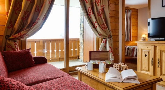 Апартаменты с 2 комнатами с балконом CGH Résidences & Spas Le Hameau Du Beaufortain