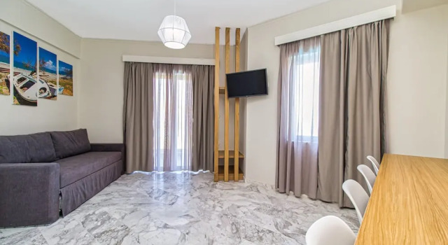 Апартаменты c 1 комнатой с балконом Oliva Beach Hotel