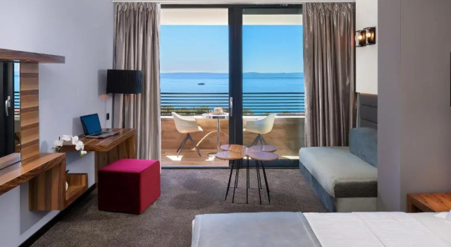 Двухместный номер Deluxe с балконом и с видом на море Boutique Hotel Ani