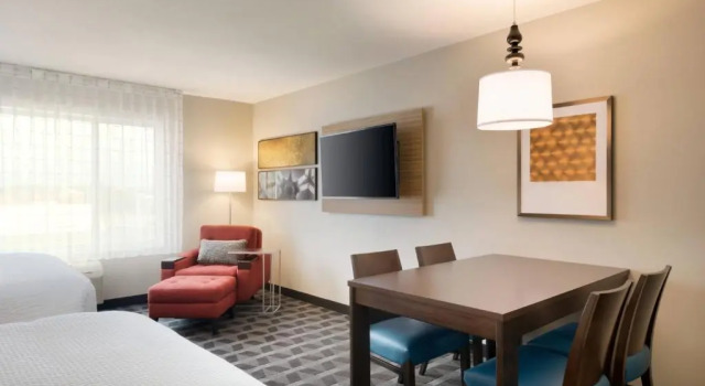 Четырёхместная студия TownePlace Suites by Marriott Joliet Minooka