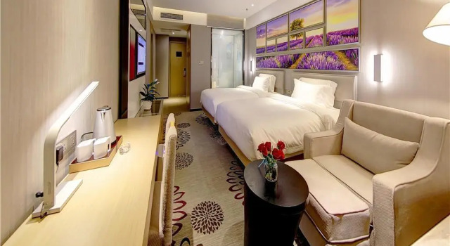 Двухместный номер Deluxe Lavande Hotel Chengdu Dafeng Shixi Park Subway Station