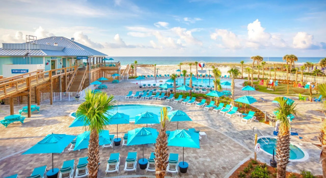 Кровать в общем номере Fairfield by Marriott Inn & Suites Pensacola Beach