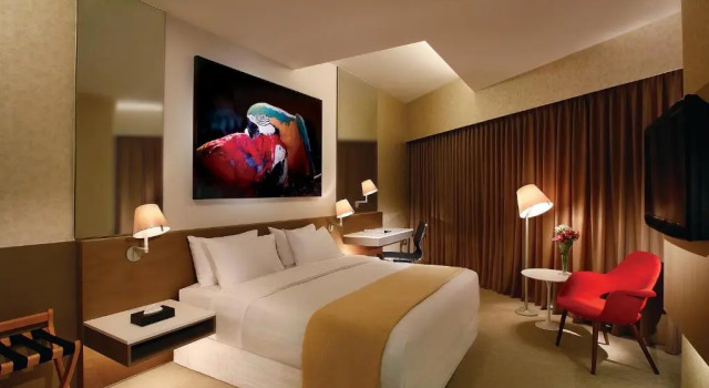 Executive Dvoulůžkový s manželskou postelí pokoj Wangz Hotel