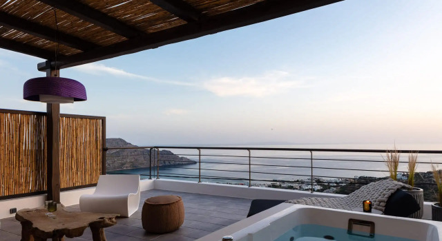 Апартаменты Дуплекс с 2 комнатами с видом на море Fedra Suites