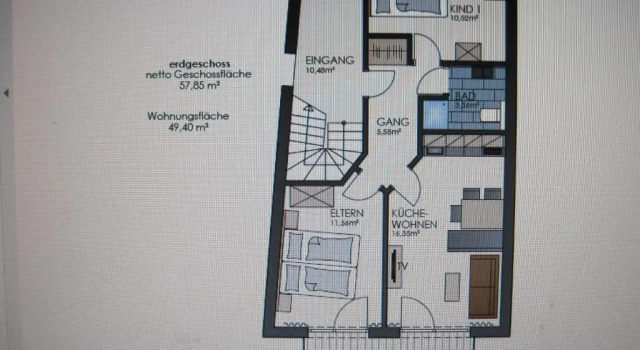 Апартаменты с 2 комнатами Haus am Dorfplatz