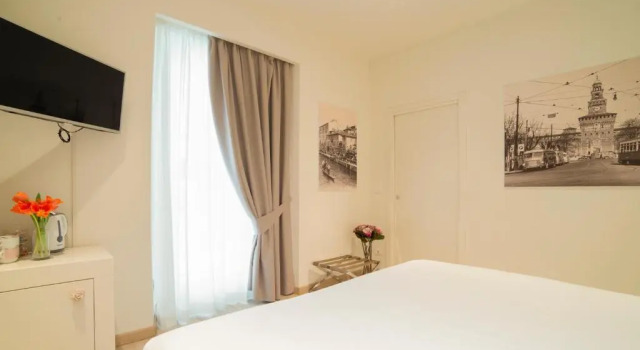 Двухместный номер Deluxe с балконом Rooms Milano Duomo