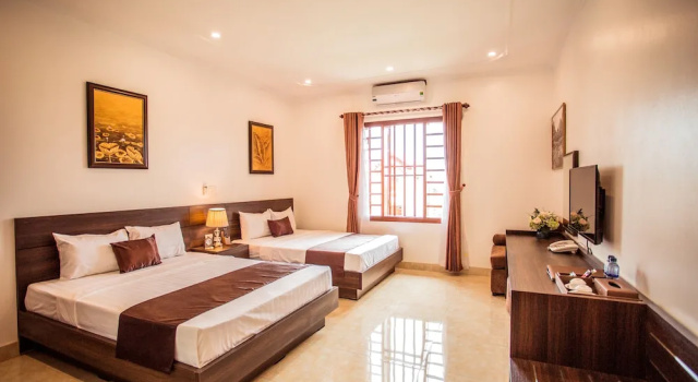 Двухместный номер Deluxe с балконом и с видом на город Salina Hotel Ninh Binh