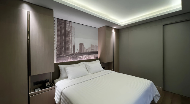 Suite 1 Schlafzimmer Ra Suites Simatupang