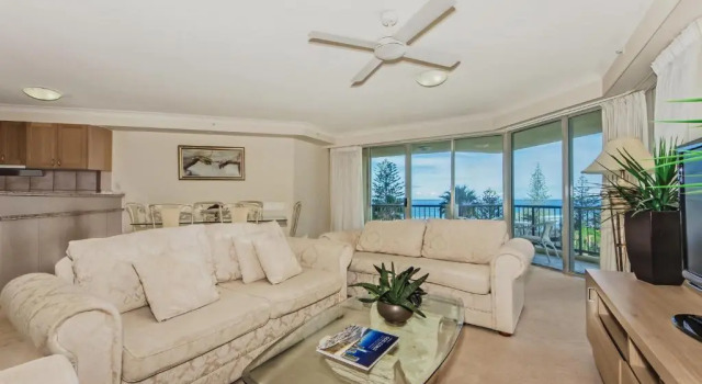 Апартаменты c 1 комнатой с частичным видом на океан Oceana On Broadbeach