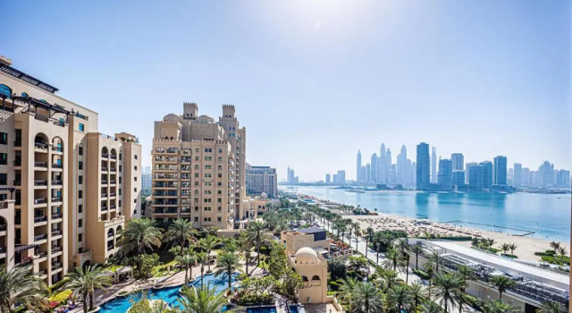 Апартаменты с 2 комнатами с видом на море South & North Residence Palm Jumeirah